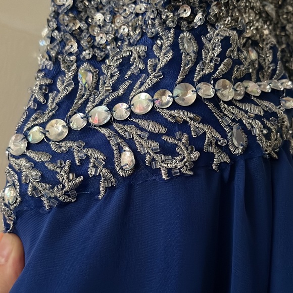 Betsy & Adam Sequin Gown - Picture 5 of 5